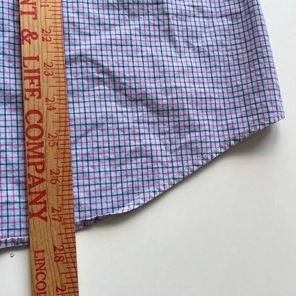 Bonobos Spread Collar Button Front Tagged Mens M Fits Small - Picture 7 of 8